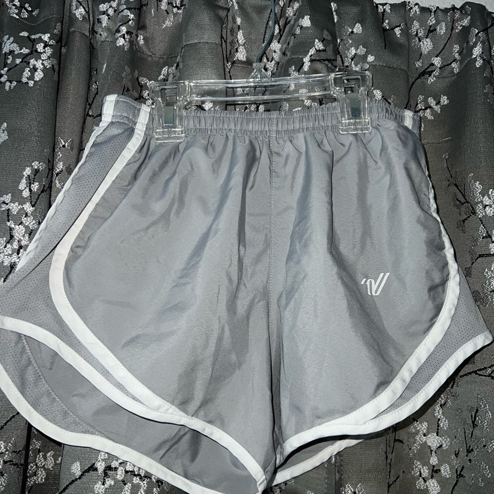 Gray varsity sport cheer shorts